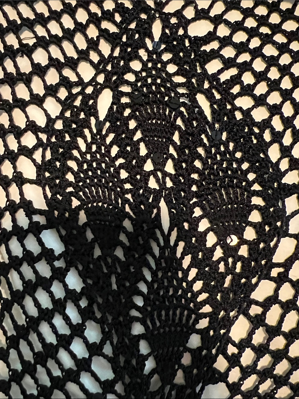 The Limited Black Open-Knit Sleeveless Tunic - Picture 4 of 6